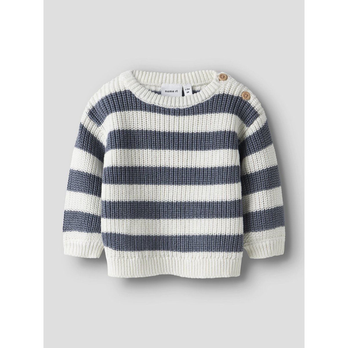 Pull En Maille cloud dancer, NAME IT