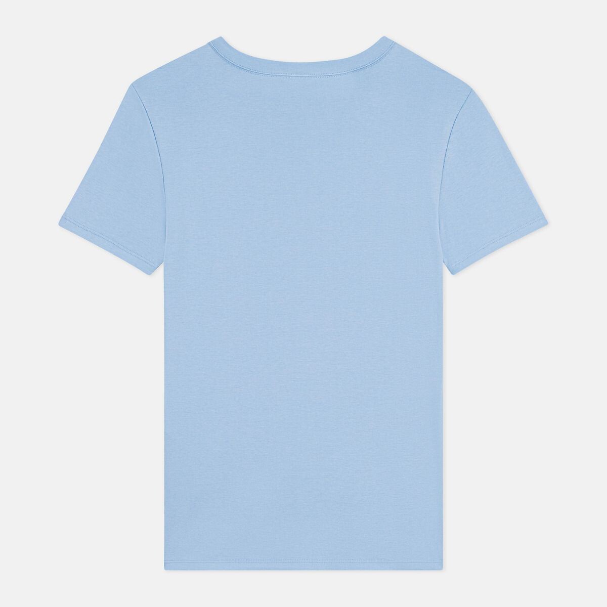 T-shirt manches courtes col rond bleu marine, PETIT BATEAU