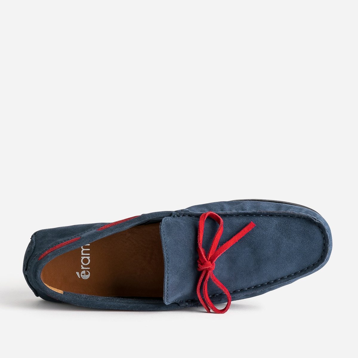 Mocassin en cuir JEREM bleu, ERAM