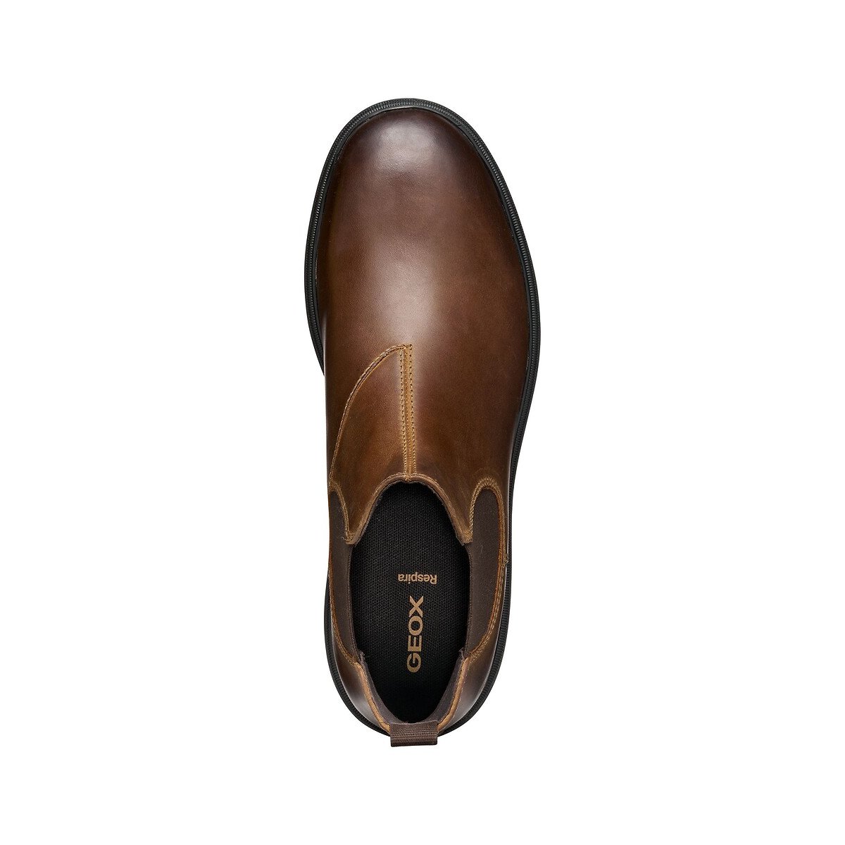 Botas Chelsea de piel ANDALO chocolate, GEOX
