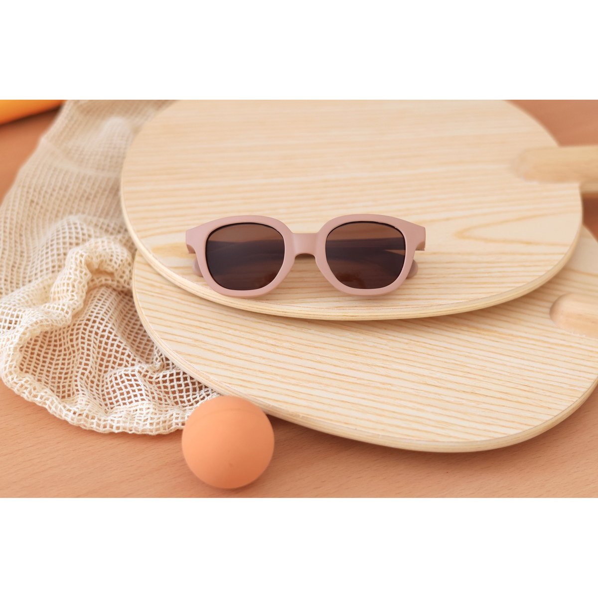 Lunettes de soleil enfant 2-4 ans guimauve, BEABA