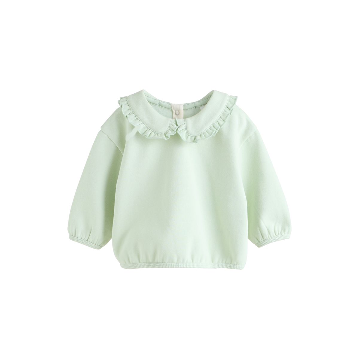 Sweat col à volants et legging bébé, 2 pièces vert sauge/crème ditsy, NEXT
