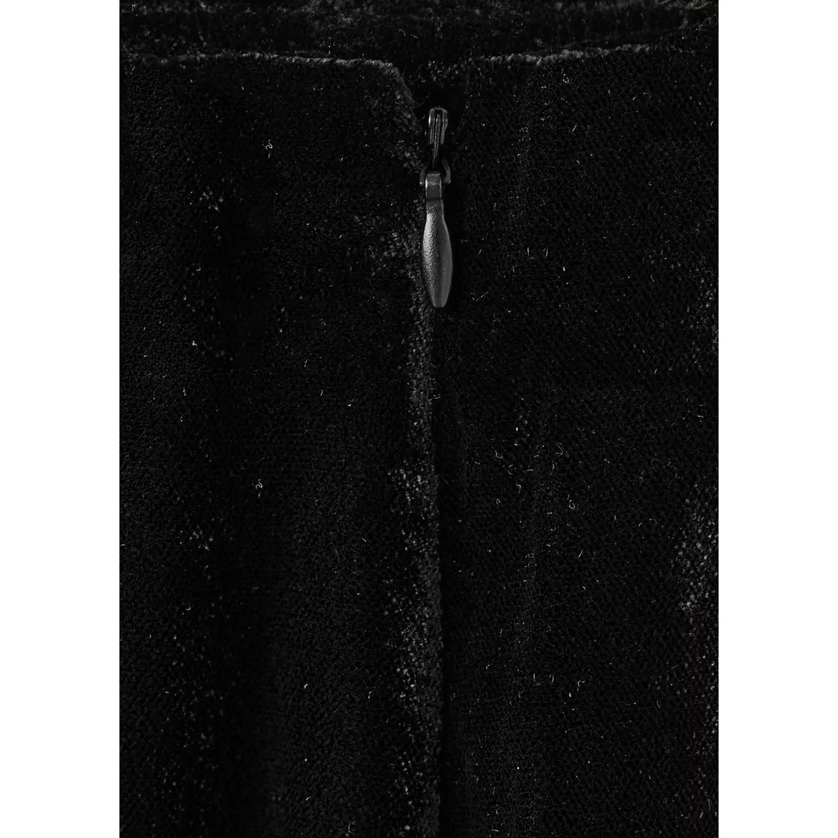 Pantalon costume velours noir, MANGO