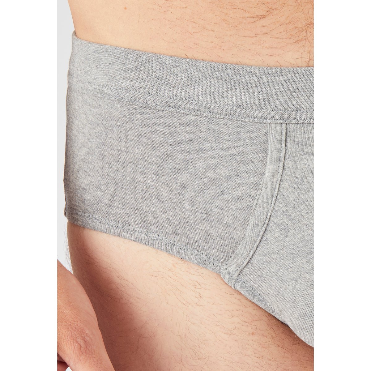 Slips ouverts - Lot de 3 gris chiné, DAMART