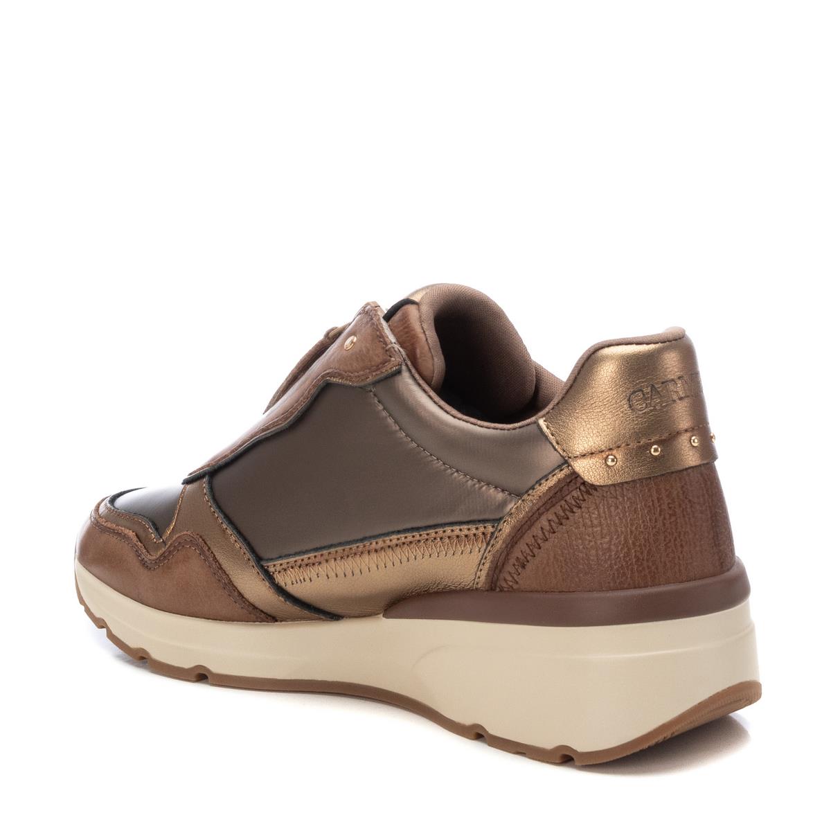 Baskets Plaine Décontractée Fermeture éclair taupe, CARMELA