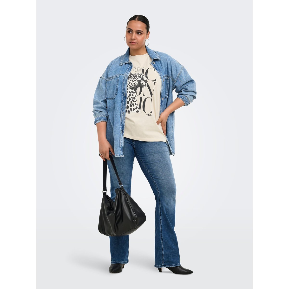 T-Shirt pumice stone, ONLY CARMAKOMA