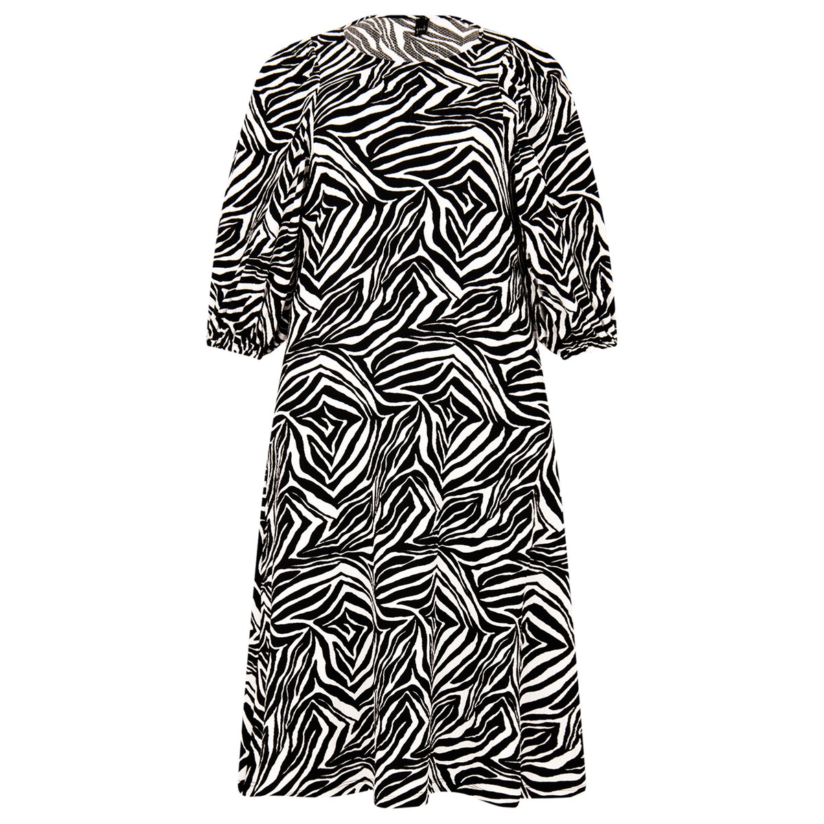 Robe imprimé / imprimée animal noir, YOEK