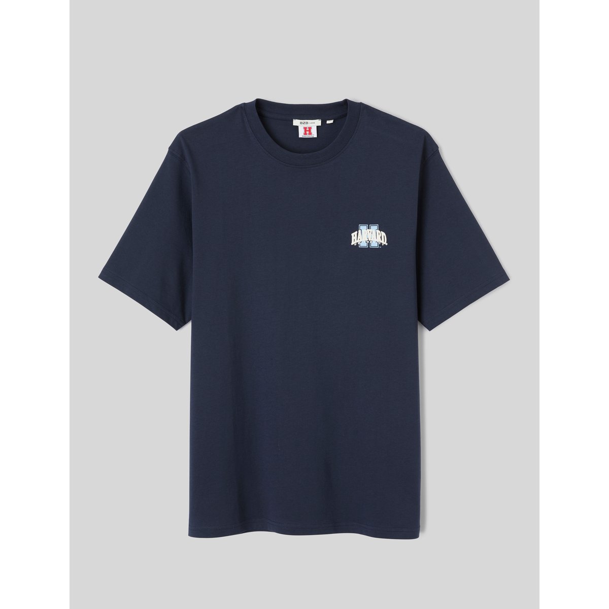 T-shirt licence harvard bleu foncé, BZB