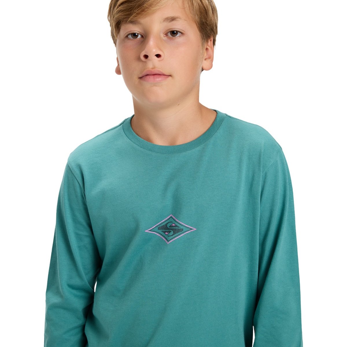 T-shirt manches longues EV SWELL OVATION vert deep sea, QUIKSILVER