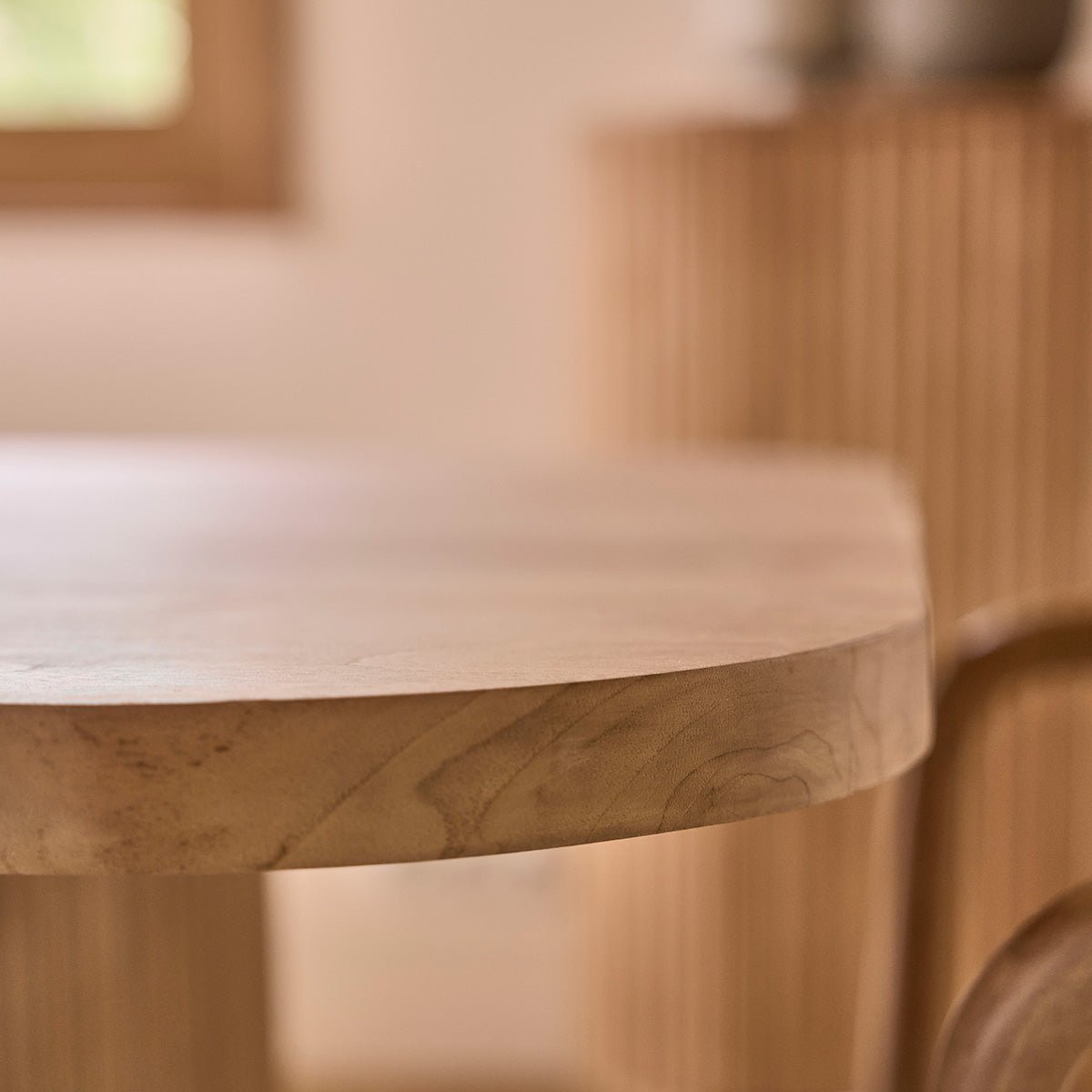 Table en bois teck massif 6 pers. COLINE naturel, BERAH GETAH