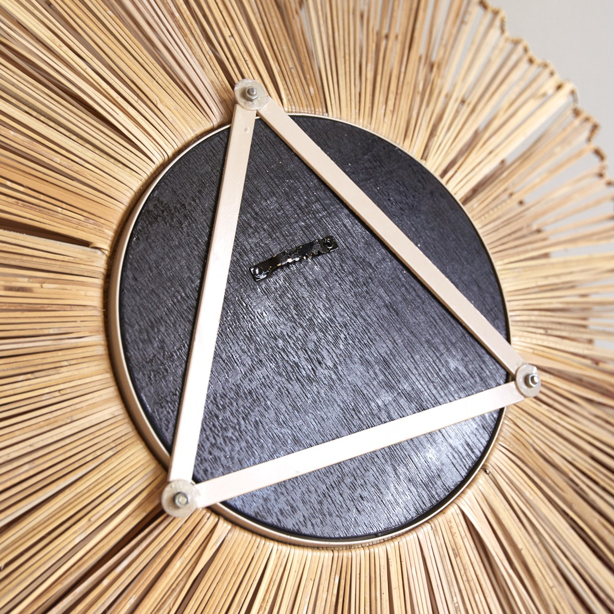 Miroir en Fibres végétales, PIA naturel, TIKAMOON
