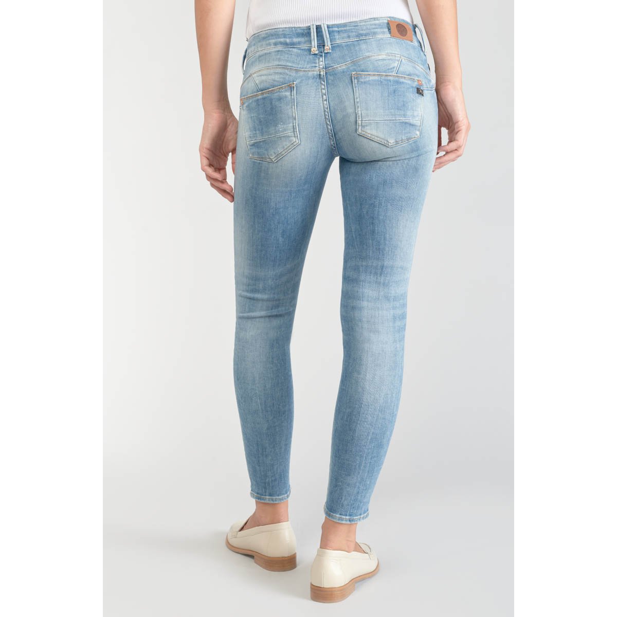 Jeans push-up slim PULP, 7/8ème blue, LE TEMPS DES CERISES