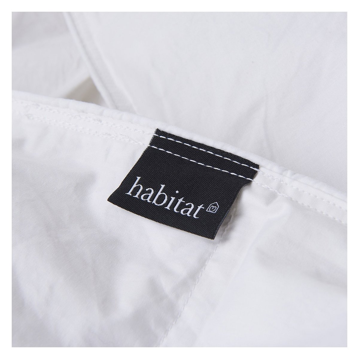 Couette chaude en duvet et plumettes NATURELLE blanc, HABITAT
