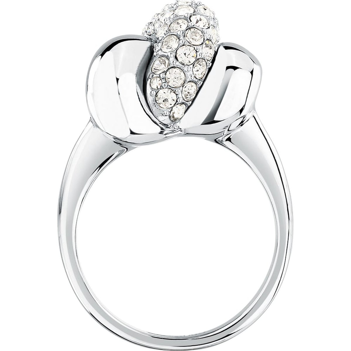 Bagues en Cristal/crystal/steel et Cristal acier inoxydable, MORELLATO