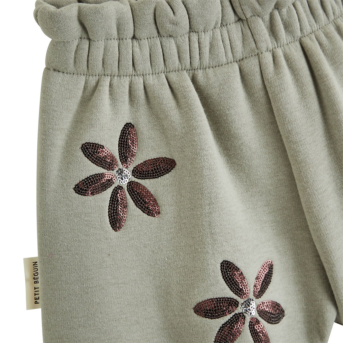 Short enfant en molleton Misti vert, PETIT BEGUIN