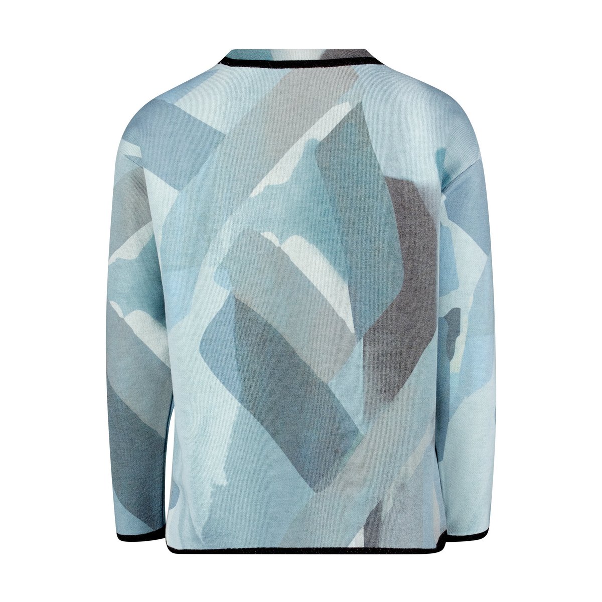 Pull-over en maille à imprimé mint/black, BETTY BARCLAY