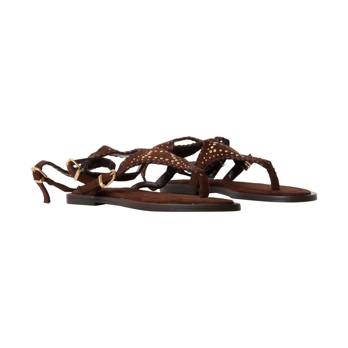 Sandales à Brides marron, ENZA NUCCI