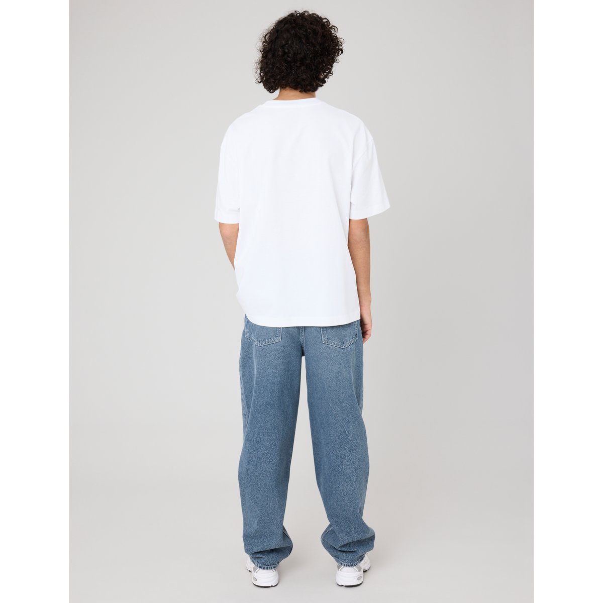Pantalon jean loose bluegrey bleu clair, BZB