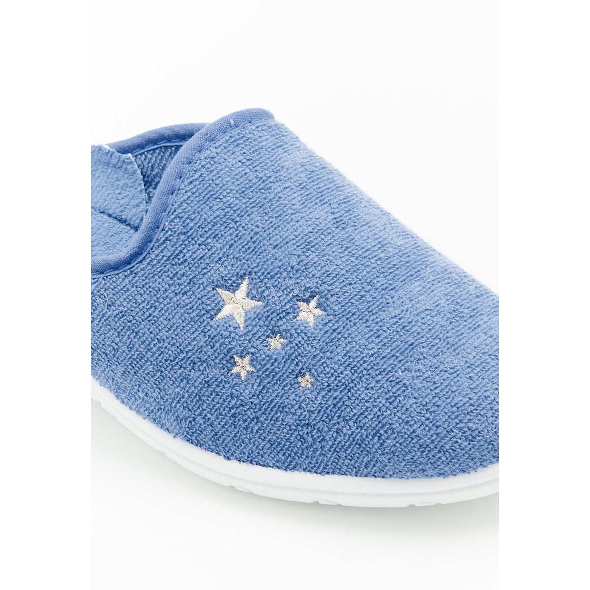 Chaussons mules bleu opaline, DAMART
