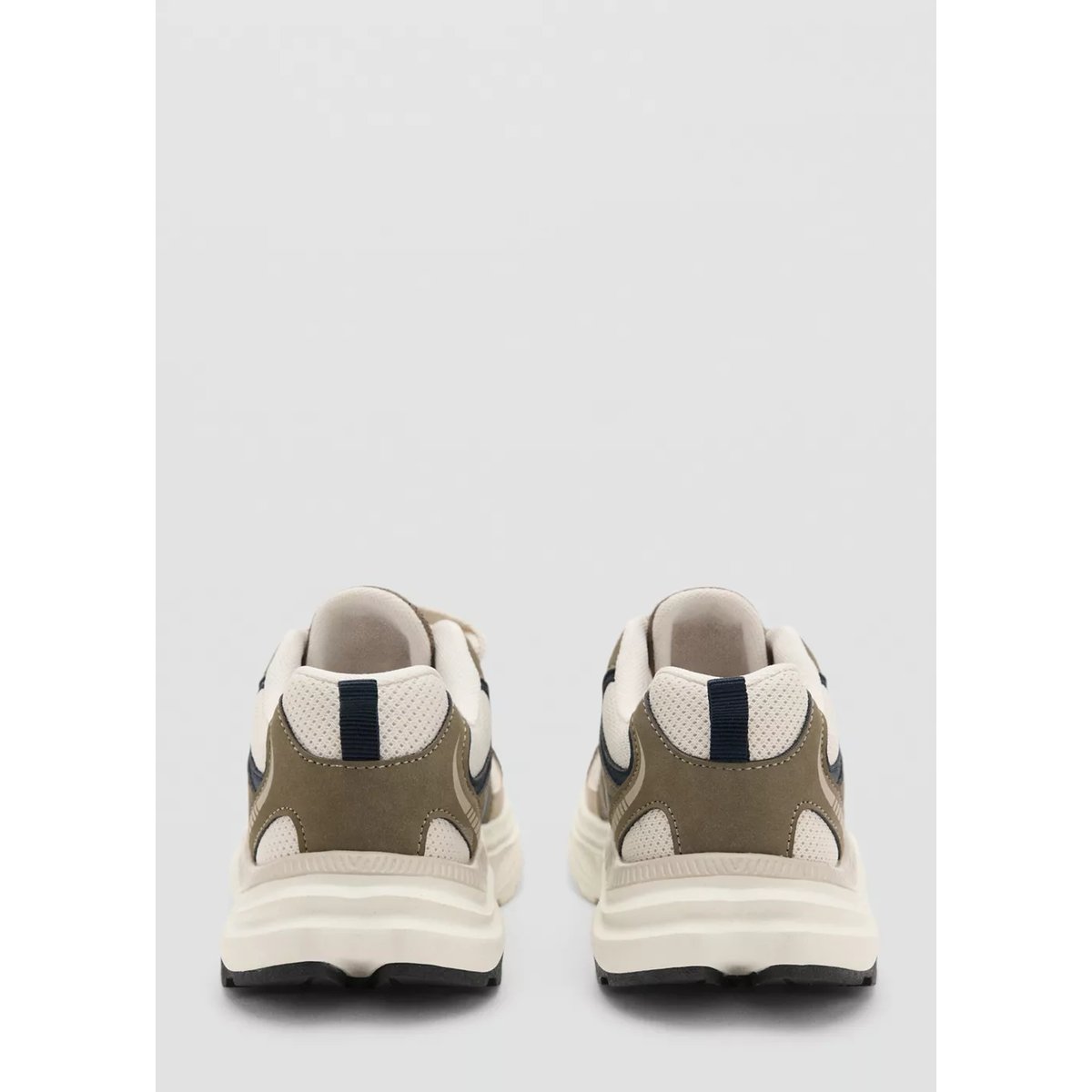 Tennis combinées à lacets kaki, MANGO KIDS
