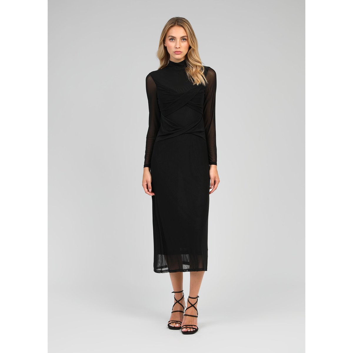 Robe Midi EBASILE noir, AN'GE