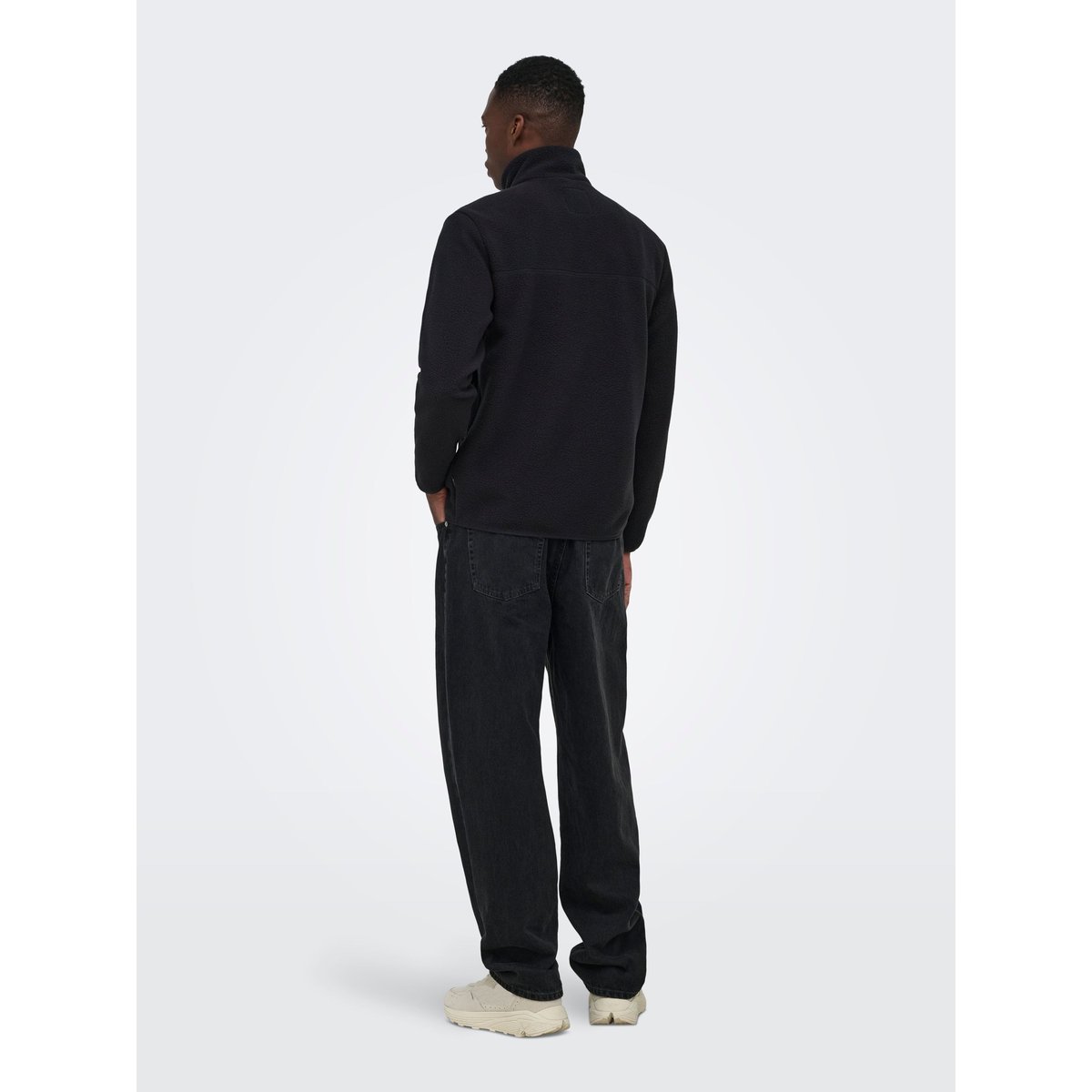 Veste En Polaire black 1, ONLY & SONS