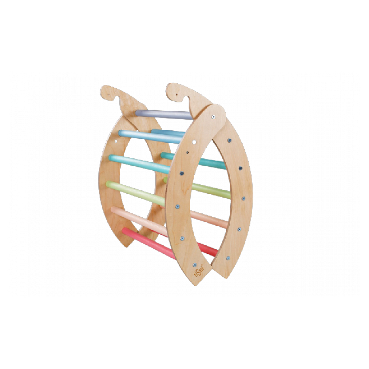 Arche d'escalade Pastel multicolore couleur unique, TISSI