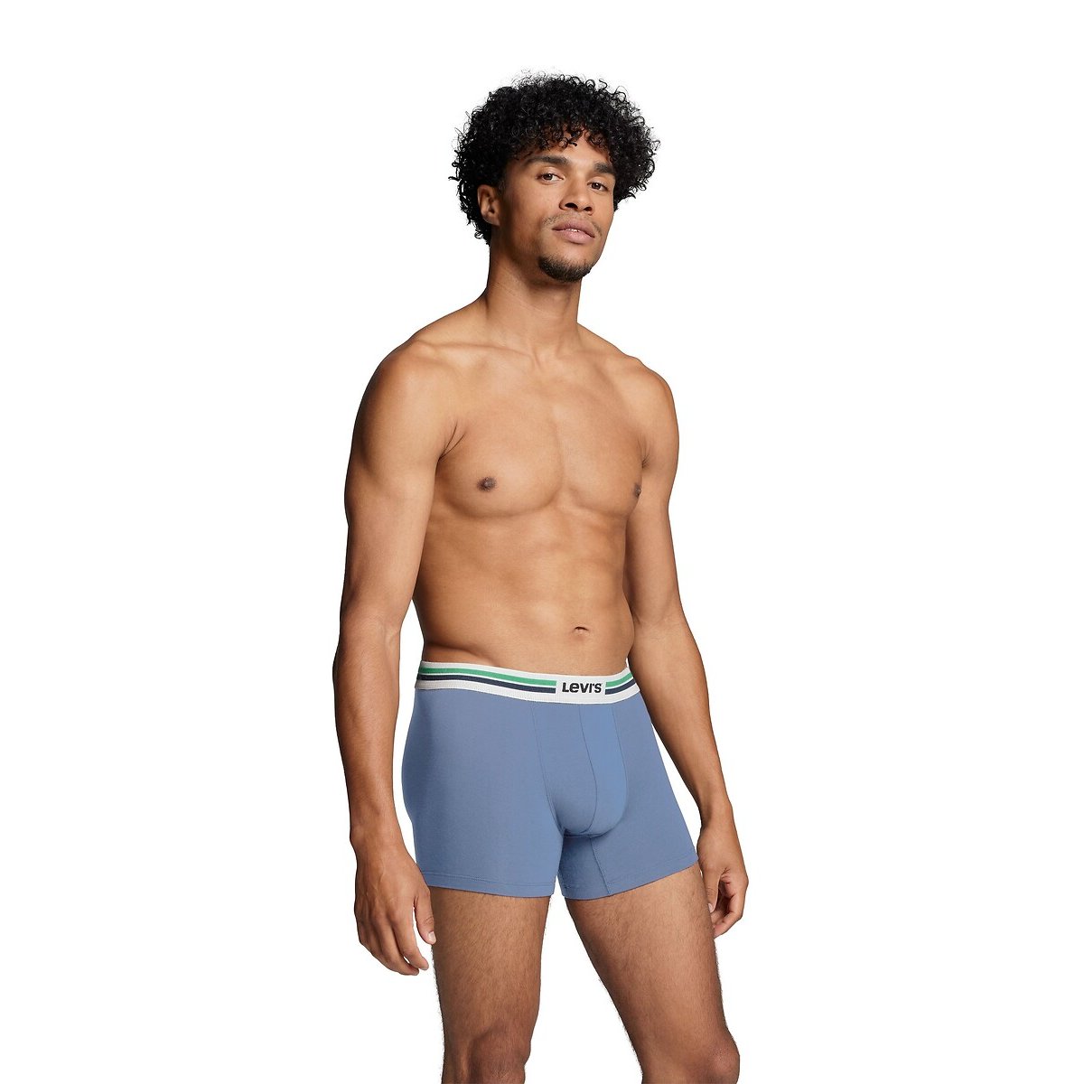 Lot de 2 boxers unis bleu + bleu marine, LEVI'S
