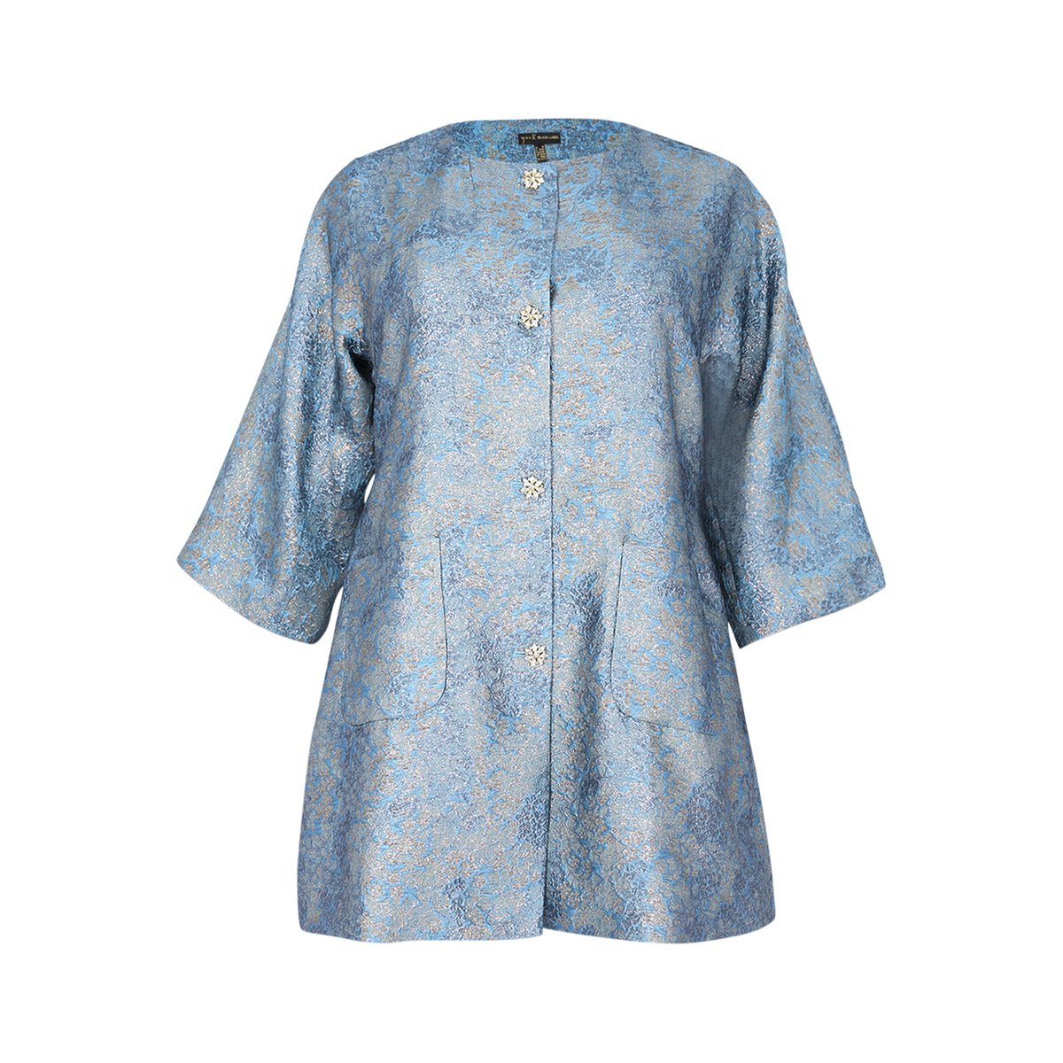 Jacket Avec des boutons bleu, YOEK