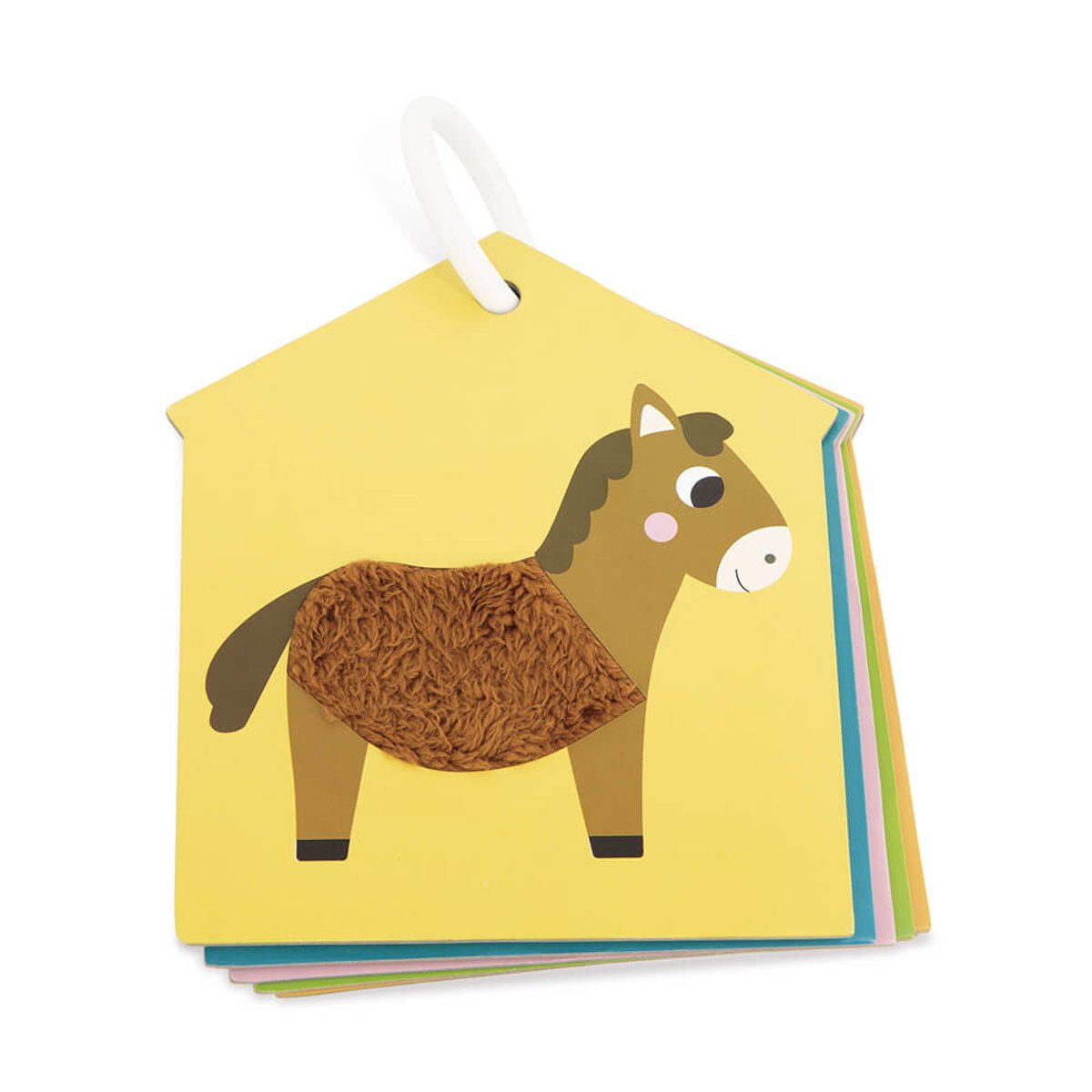 Cartes Tactiles Ferme couleur unique, JANOD