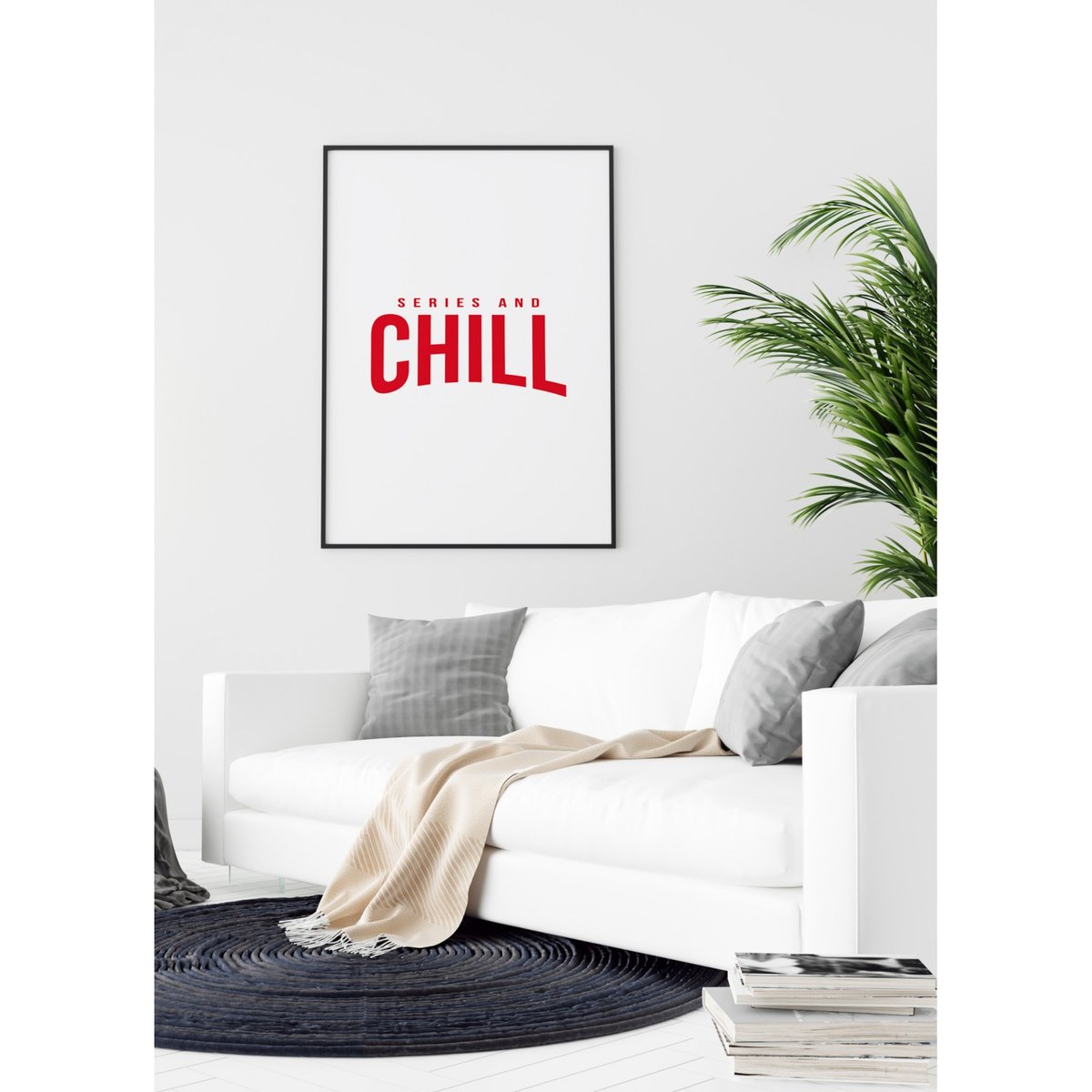 Poster Series and Chill blanc, L'AFFICHERIE
