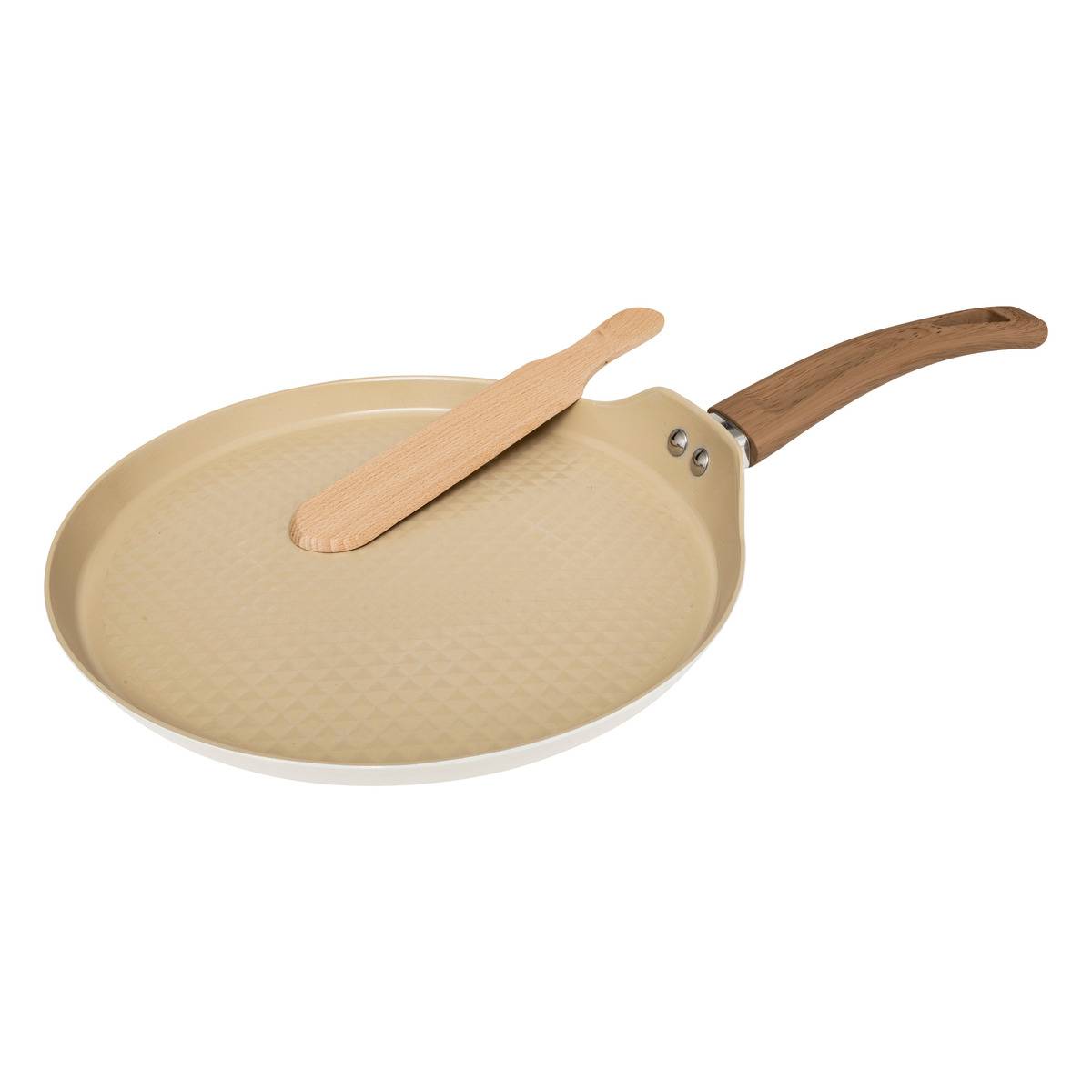 Crépière 26cm en aluminium forgé HARMONY beige, 5FIVE SIMPLY SMART