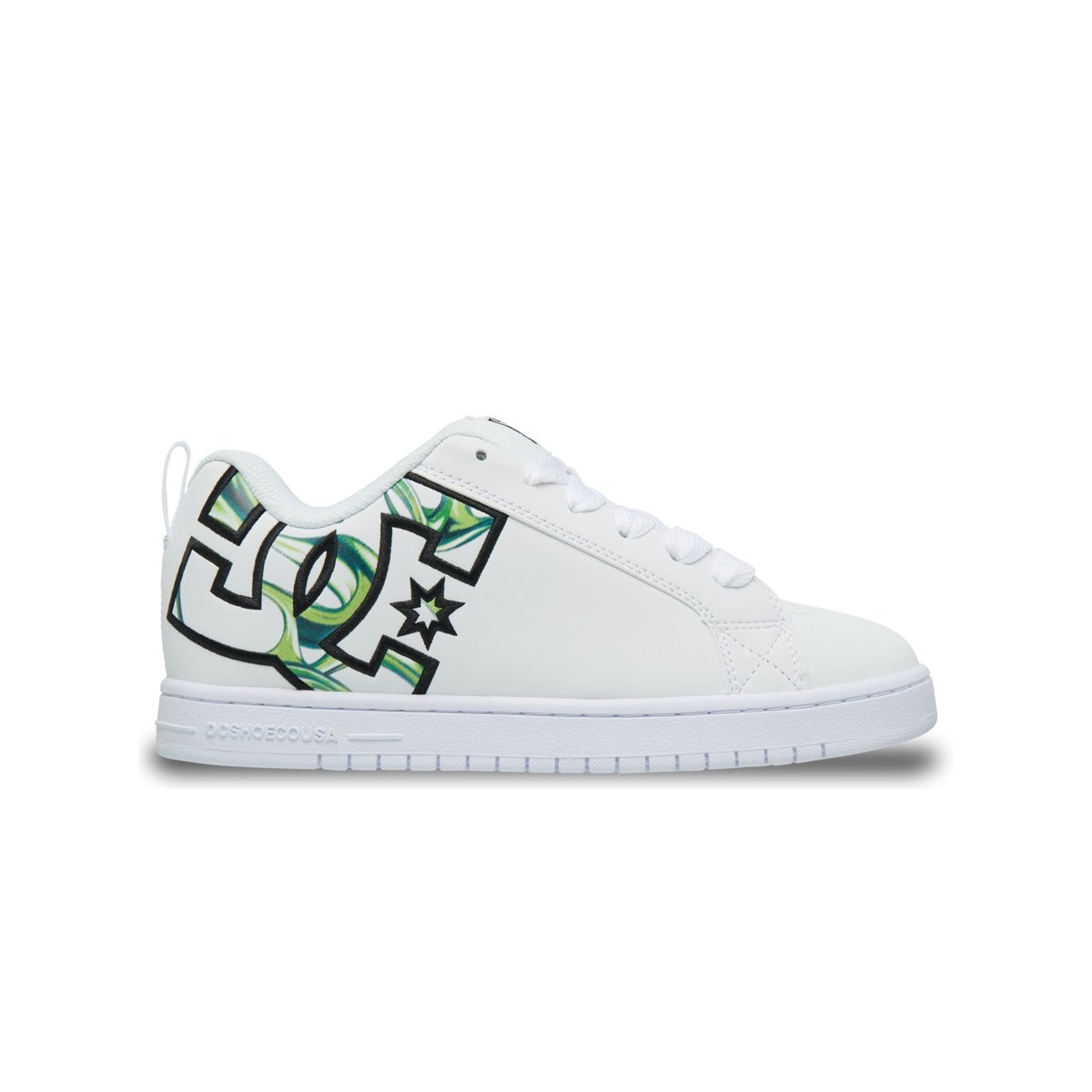 Chaussures en cuir. blanc liquid fuego white, DC SHOES