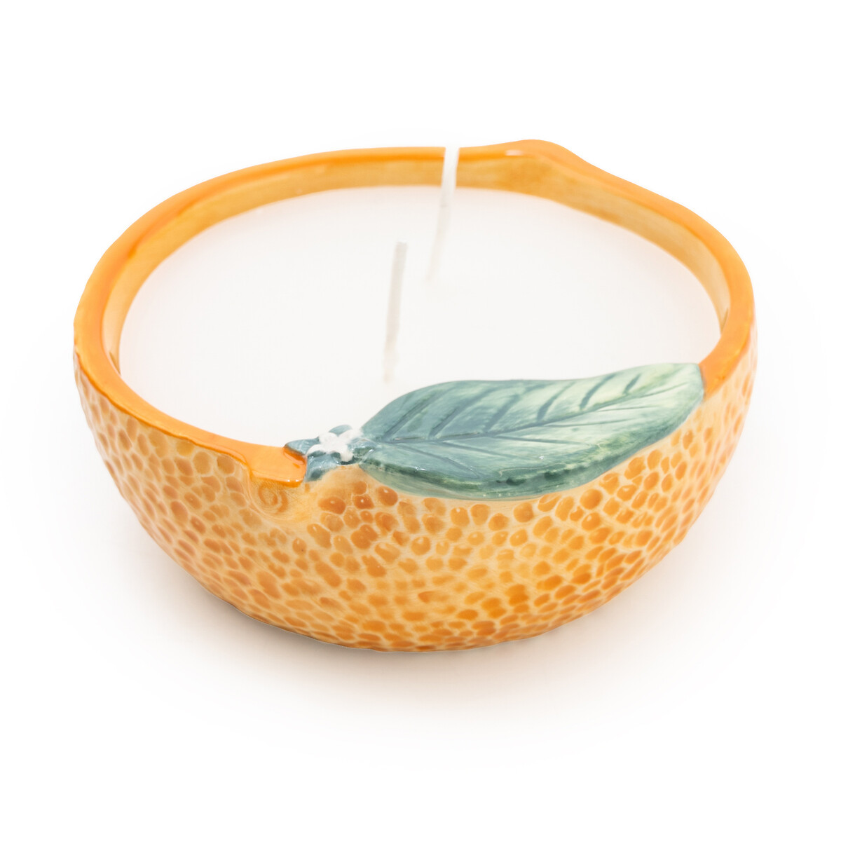 Ceramic Orange Candle orange, SO'HOME