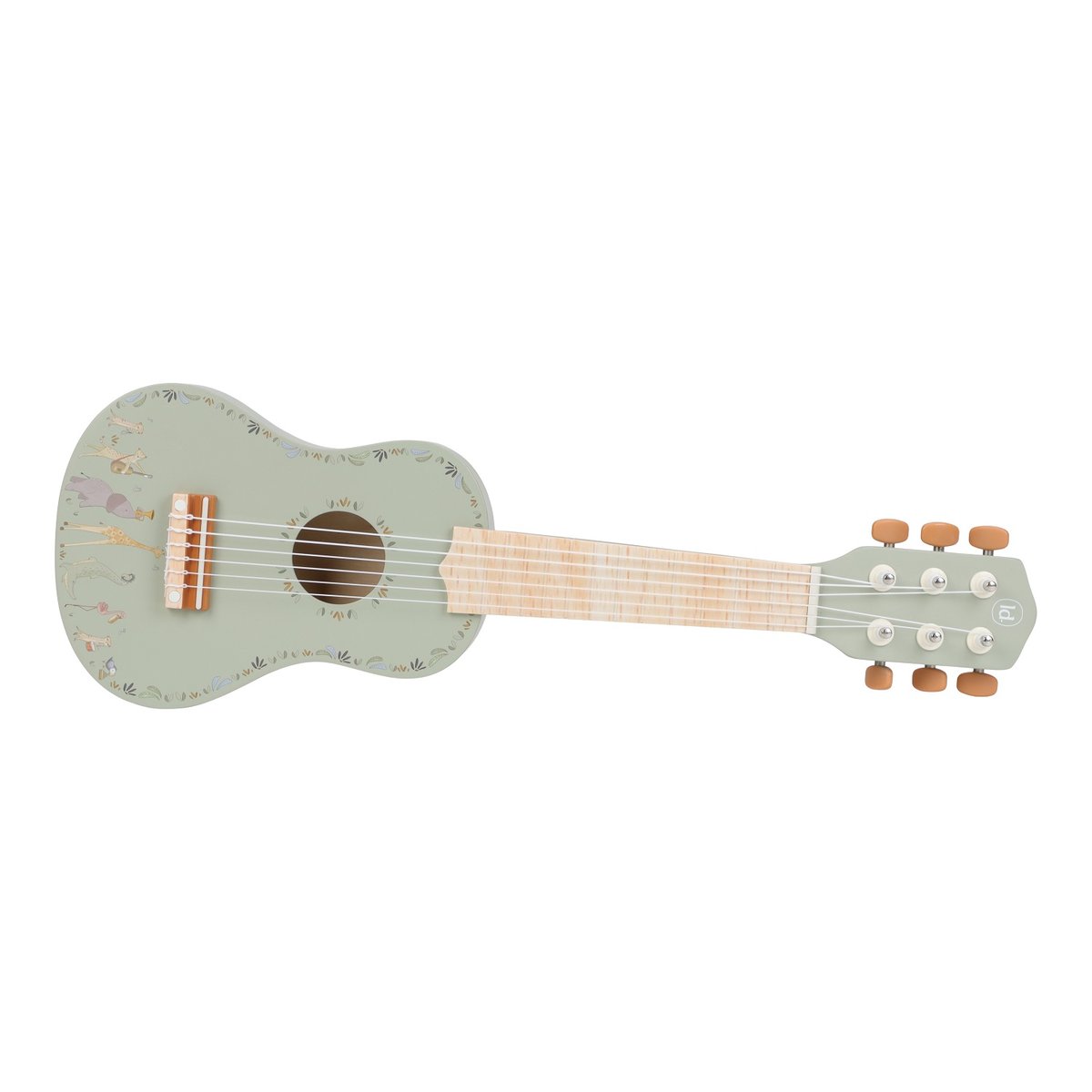 Guitare vert,bois, LITTLE DUTCH
