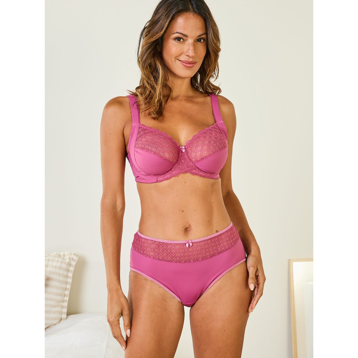 Soutien-gorge dentelle fantaisie bruyère, DAXON