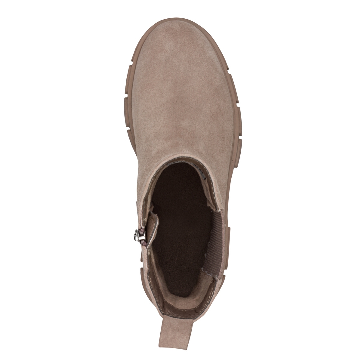 Bottine Chelsea comfort weite marron poivre, TAMARIS