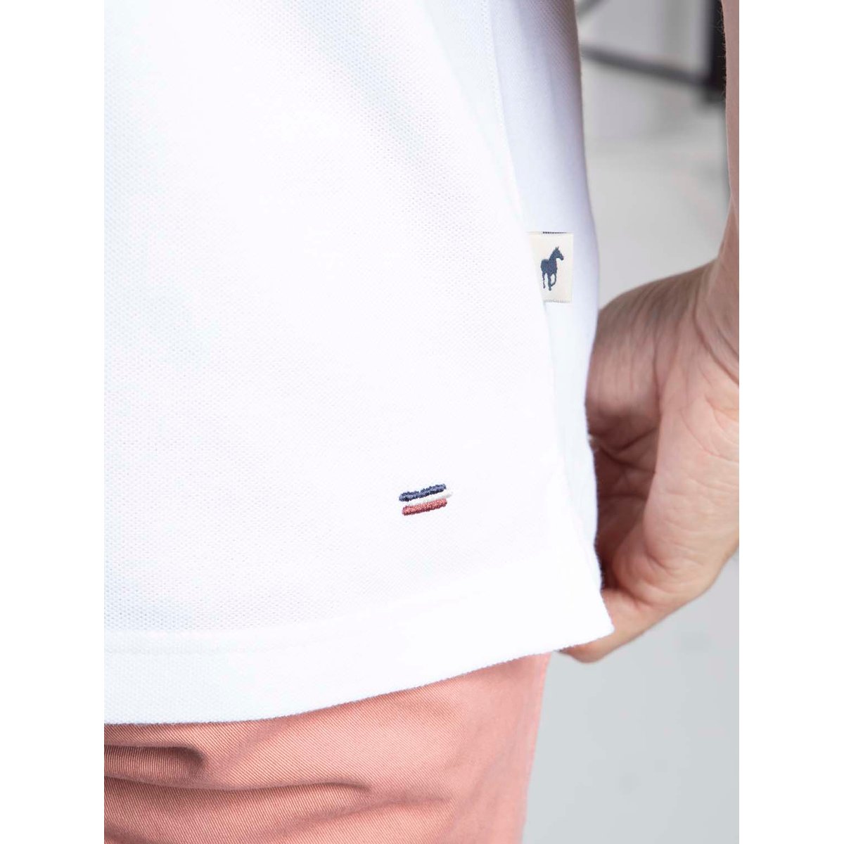 Polos manches courtes en coton ORSAY blanc, GENTLEMAN FARMER