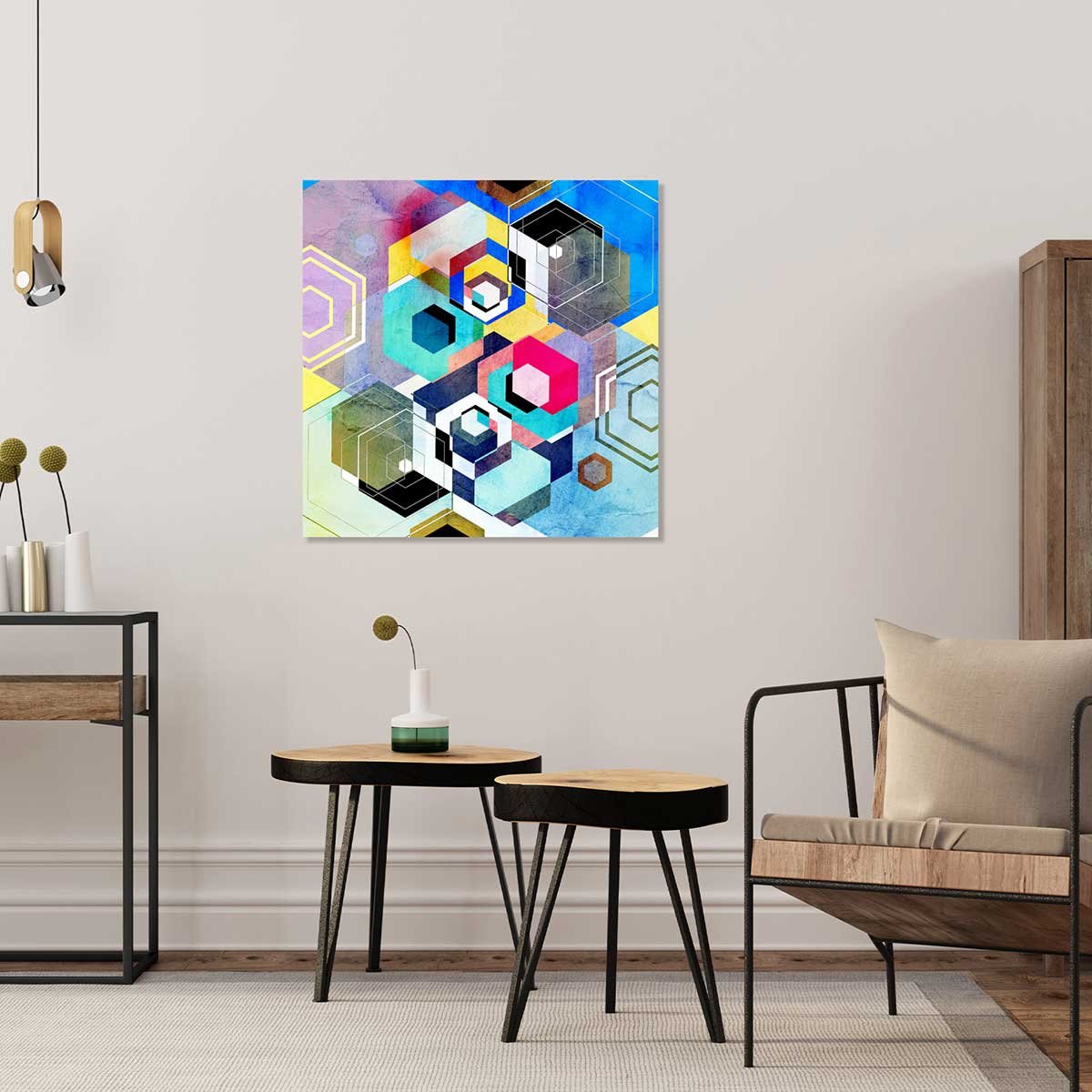 Tableau sortie nocturne tableau alu dibond, HEXOA
