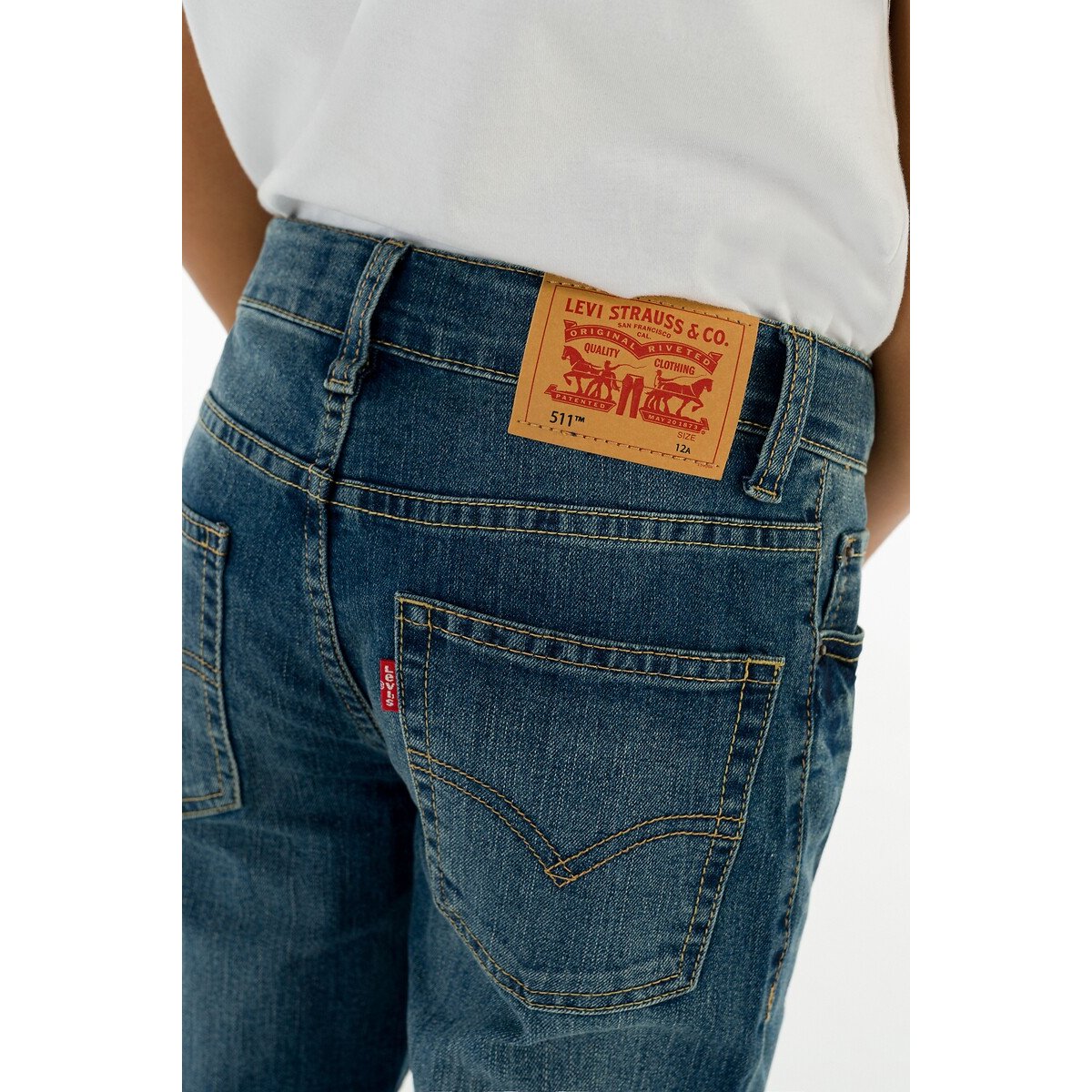 Jean slim coupe 511 bleu, LEVI'S KIDS