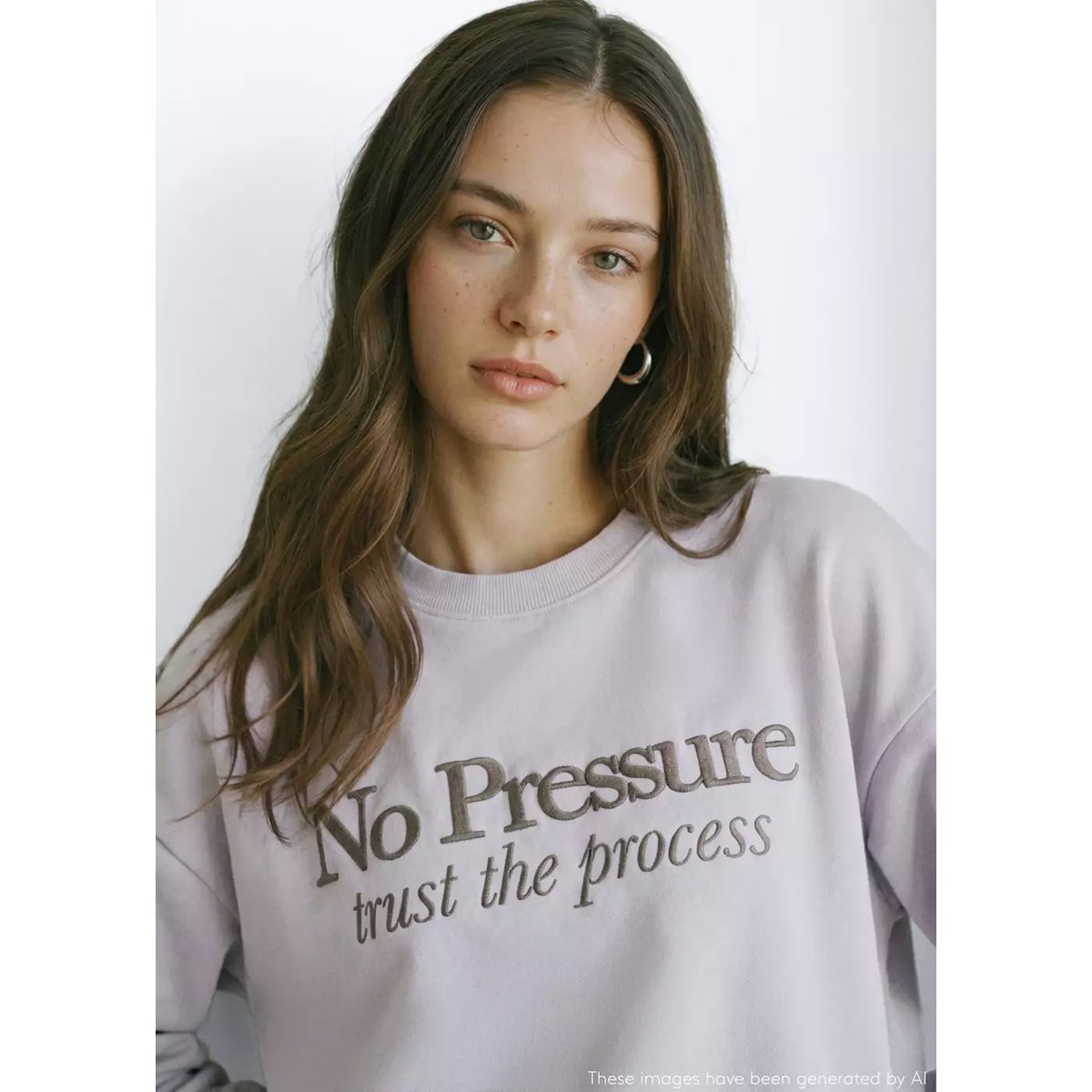 Sweat-shirt coton texte violet clair/pastel, MANGO TEEN
