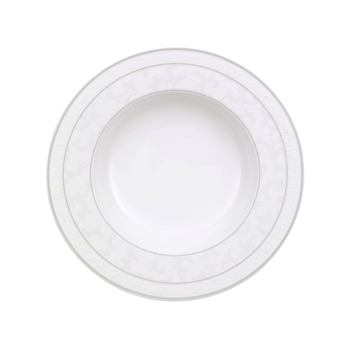 Assiette Creuse GRAY PEARL couleur unique, VILLEROY & BOCH SIGNATURE