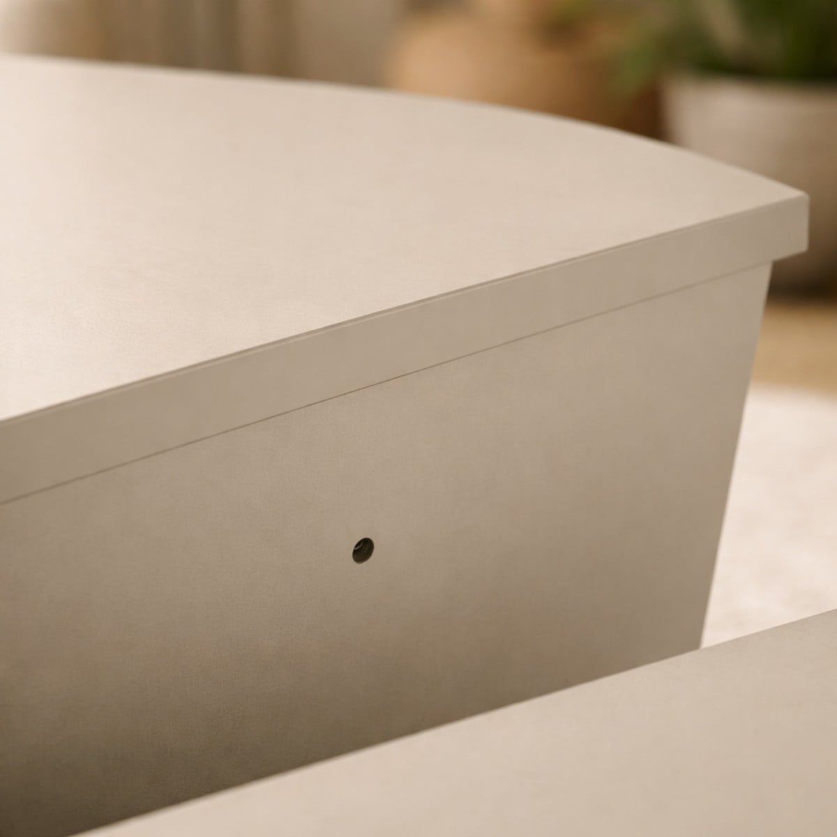 Lot de 2 tables basses L90 cm - ORION cashmere, CALICOSY