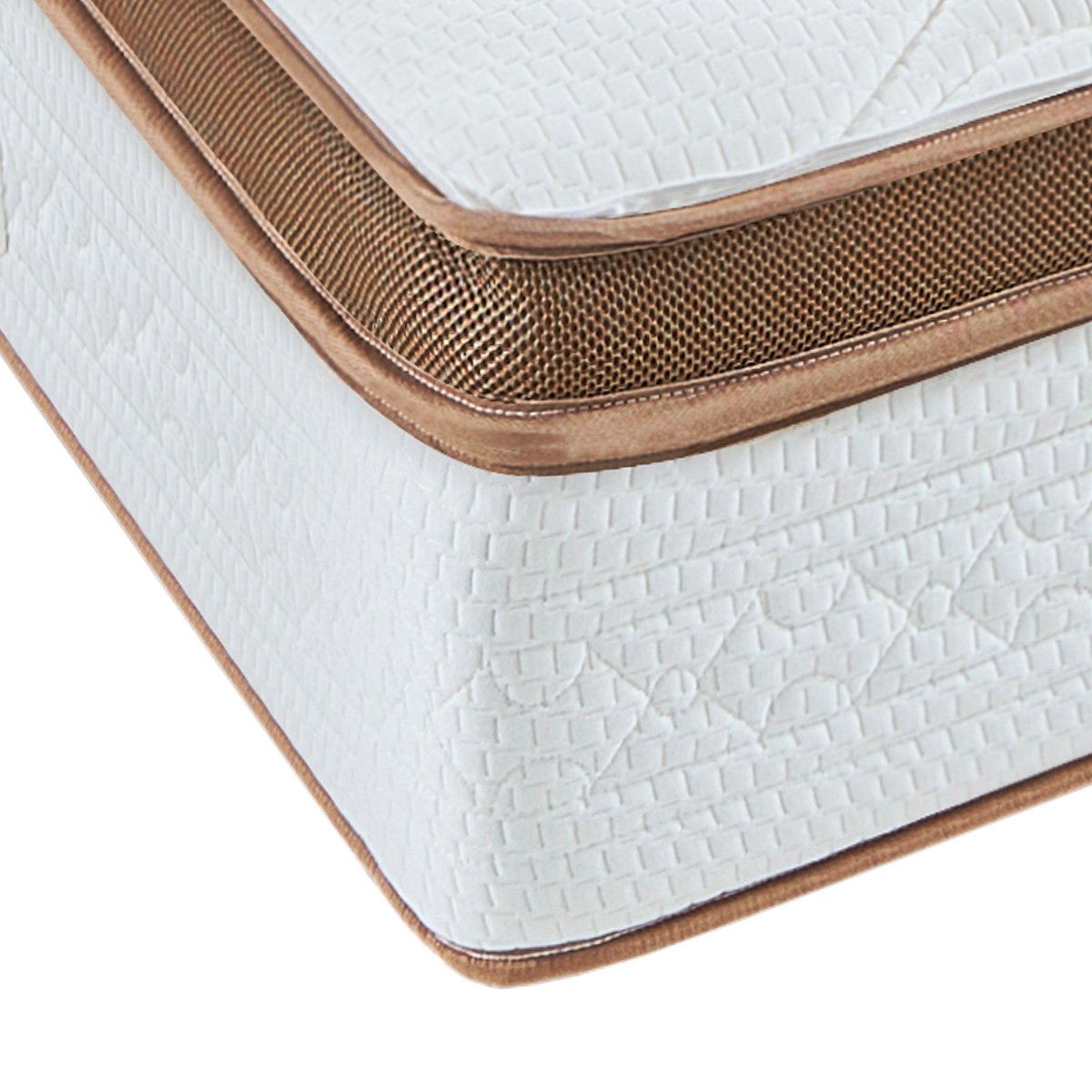Matelas Zermatt - Mousse mémoire de forme - 31 cm d'épaisseur - Accueil équilibré, soutien très ferme blanc, BELLECOUR