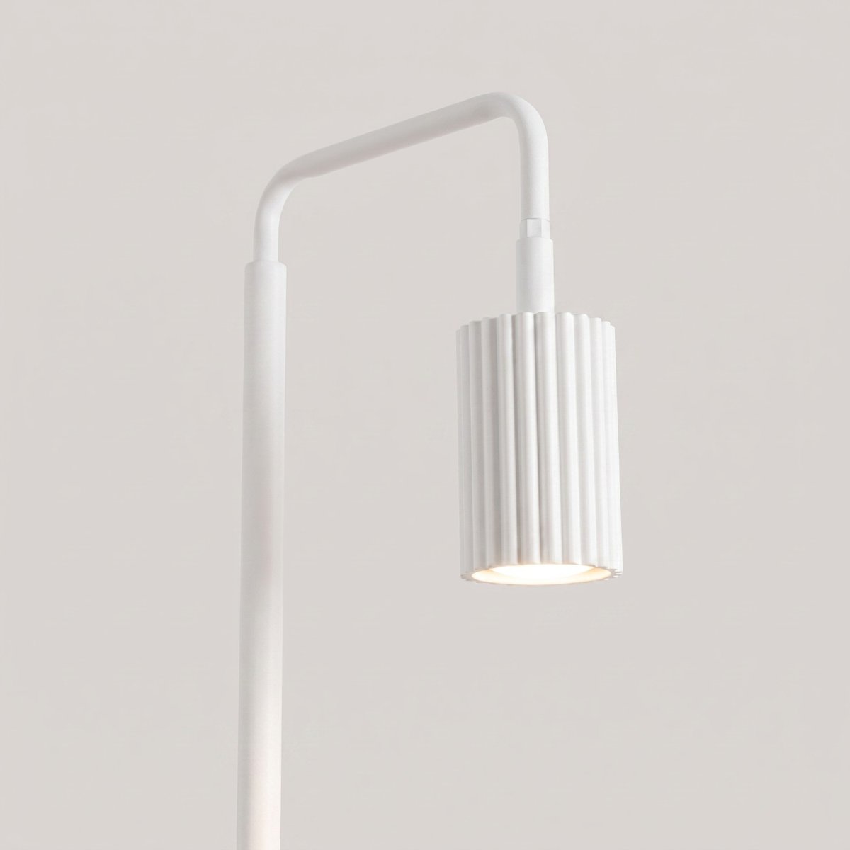 Lampadaire Aluminium Blanc GU10 1 KARBON blanc, EDEN