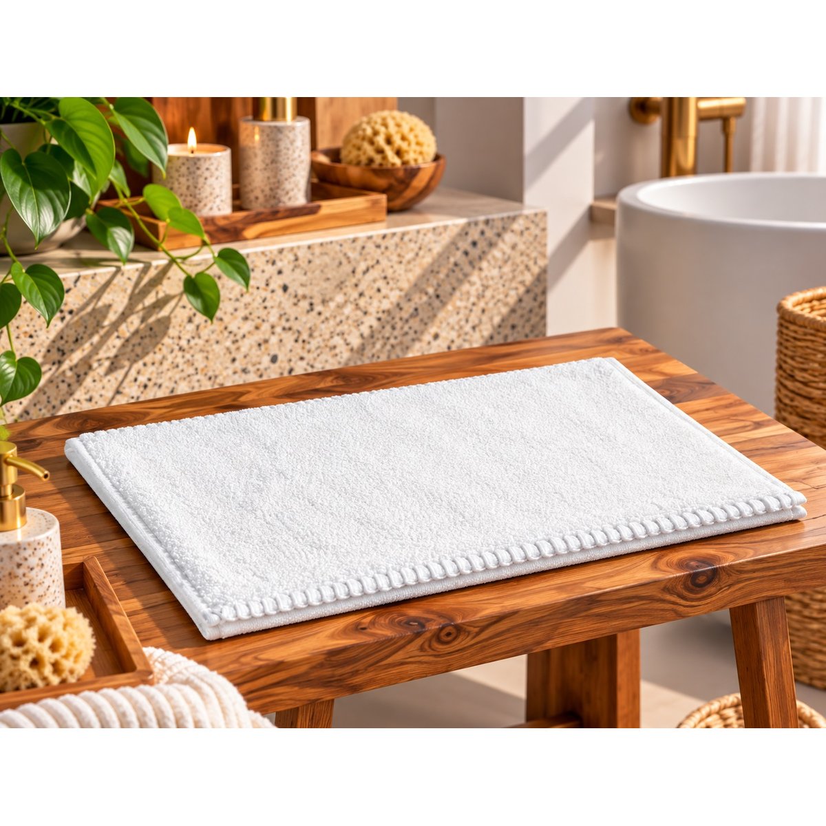 Serviette invité Parenthèse Intime blanc, EDEN
