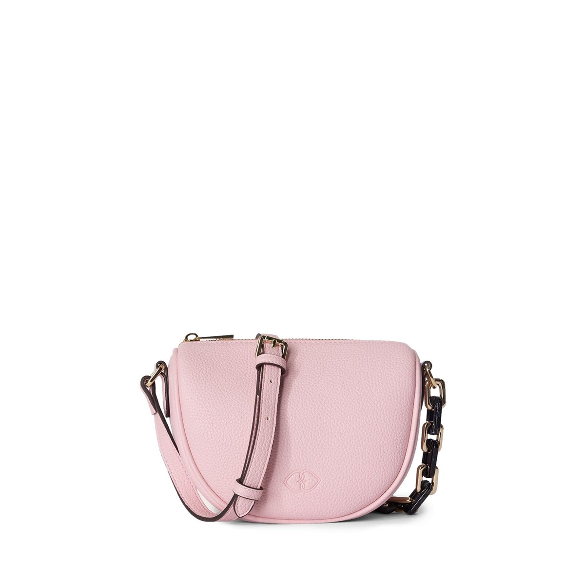 Sac à bandoulière avec détail chaîne rose, MOTIVI
