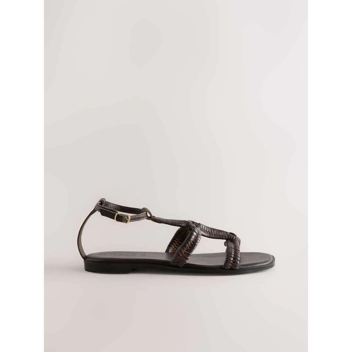 Sandales gladiateur tressées forever comfort® marron chocolat, NEXT