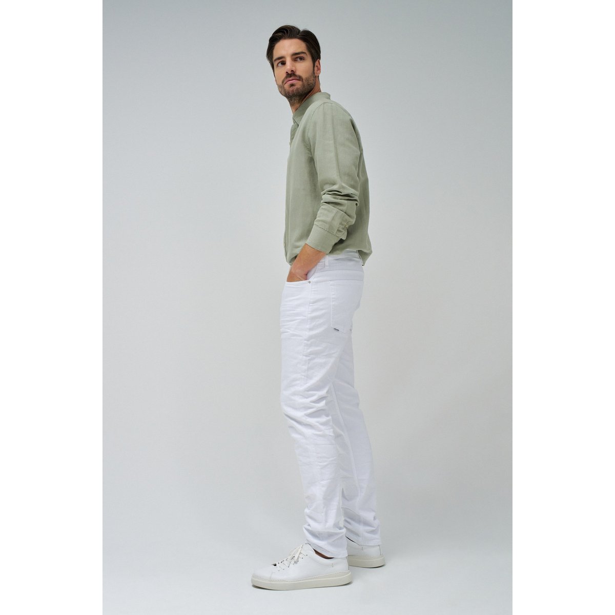 JEAN SLIM FIT blanc, SALSA JEANS