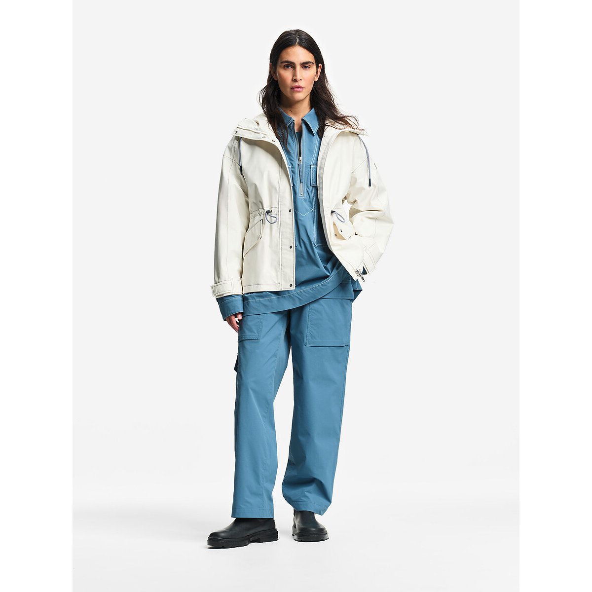 Parka courte à taille réglable MTD® ecru, AIGLE